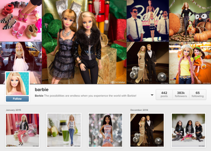 Barbie on Instagram